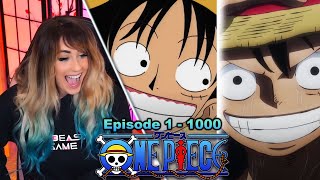 1 Second from 1000 Episodes of One Piece REACTION [upl. by Ettigirb]