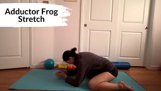 Frog Stretch  adductor stretch [upl. by Aidne]