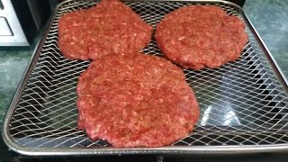 How to make a Juicy Burger Every Time Chefman Airfryer [upl. by Natsrik]