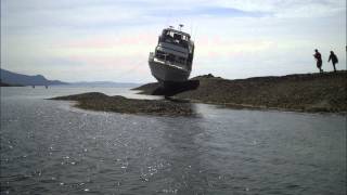 Sea Lark aground in Shallow Bay Sucia May 27 2012wmv [upl. by Ermeena187]