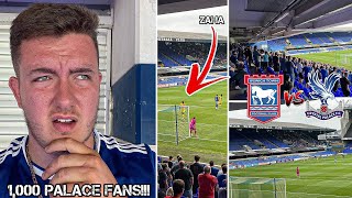 IPSWICH TOWN VS CRYSTAL PALACE  01  WILFRIED ZAHA PENALTY 1000 PALACE FANS amp UNLUCKY LOSS [upl. by Anerac]