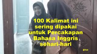 Bahasa Inggris Gaul 100 Kalimat ini sering dipakai untuk Percakapan Bahasa Inggris seharihari [upl. by Aislehc895]