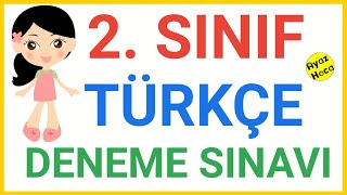 2 Sınıf Deneme Sınavı  2 Sınıf Dersleri  Türkçe [upl. by Vipul]