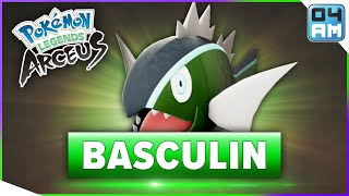 Where To Find BASCULIN amp How To Catch It in Pokemon Legends Arceus [upl. by Cann]