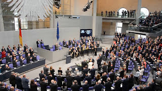 Europahymne Bundestag  Ode an die Freude  Beethoven [upl. by Yma477]