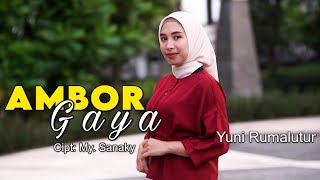 Joget Ambon TerbaruAMBOR GAYAYuni Rumalutur Official Music Video 2024 [upl. by Aniwde]