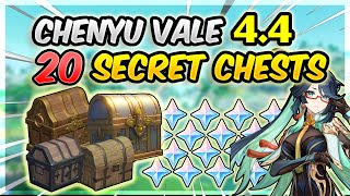 44 20 Secret Hidden Chests In Chenyu Vale  Genshin Impact 44 [upl. by Ainocal686]