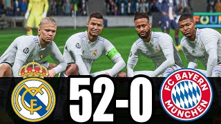 FIFA 24  MESSI RONALDO NEYMAR amp MBAPPE  ALL STARS  REAL MADRID 520 BAYERN MUNICH fifa24 [upl. by Sirak563]