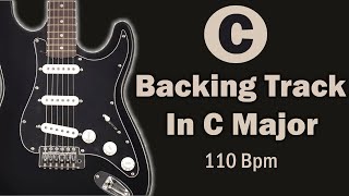 Backing Track In C Major  110 Bpm [upl. by Neeroc419]