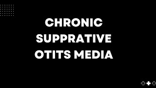 Chronic Supportive Otitis Media CSOM mbbs lecture part1 [upl. by Durno]