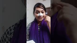 How To Use Nose Strips  Lanbena Aloe Deep Cleansing Nose Strip review howtousenosestrips ogerio [upl. by Siul]