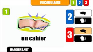 How to pronounce in French  un cahier [upl. by Ambrose517]