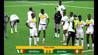 SENEGAL 2 vs 0 GUINEA CAF U20 AFRICA CUP OF NATIONS QUALIFIERS 2025 SEMI FINALS Highlights amp Goals [upl. by Essiralc953]