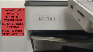 How to turn off ricoh mp c2011 toner chip  ricoh mp c2011  ricoh 2011  ricoh mpc2011  ricoh [upl. by Llenyar681]