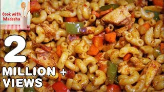 How To Make Chicken Macaroni Quick and Delicious Macaroni Recipe By Cook With Madeeha [upl. by Barboza]