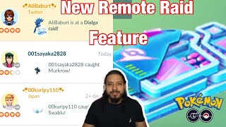 New Remote Raid Feature Pokemon GO [upl. by Airotel471]