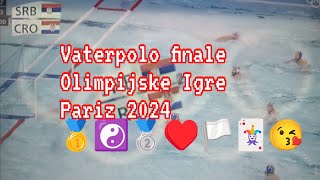 Hrvatska vs Srbija Vaterpolo Finale Olimpijske Igre Paris 2024 FULL HIGHLIGHTS olympics2024 [upl. by Kcaz360]