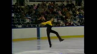 1986 US National Championships  Junior Mens Free Skate  Rudy Galindo [upl. by Auod]