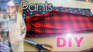 DIY  How to Make Kids Pajamas amp Use Old Pants for a Pattern [upl. by Kcirrez154]