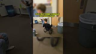 Clix FALLS doing a wheelie in a wheelchair 🦽😭 [upl. by Brennen333]