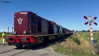 VSM NS 2459  2412  6X Mat 24 quotBlokkendoosquot passing by from Beekbergen to Loenen [upl. by Enitsahc420]