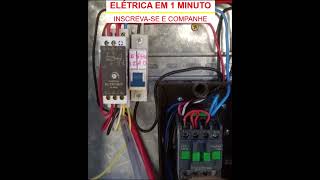 ELÉTRICA EM 1 MINUTO  eletrica comandoeletrico eletricista ferramentas ddp volt ampere [upl. by Viola]