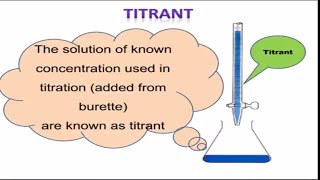 fundamentals of volumetric analysis introduction to titration and types of titration [upl. by Arhna]