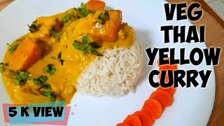 Thai Yellow Curry  How to Cook Vegetarian Thai Yellow Curry Thai yellow curry vegetarian [upl. by Wier]