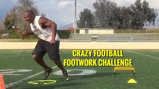 AWESOME FOOTBALL FOOTWORK DRILLS [upl. by Nnaegroeg686]