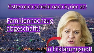 Faeser in ERKLÄRUNGSNOT Österreich schiebt nach Syrien ab [upl. by Dhaf]