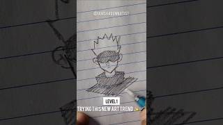 Whats Your Level ❓️🔥 Rate this 110✨️drawing art howtodraw [upl. by Yrotciv]