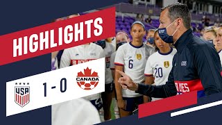 USWNT vs Canada Highlights  Feb 18 2021 [upl. by Brace]