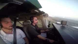 Practicing Shortfield Landings in a C172  Lockhart [upl. by Tshombe]