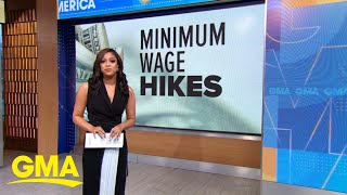 Minimum wage to go up in 22 states next year [upl. by Elle197]