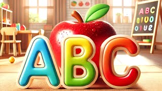 ABC  Phonics Song with TWO Words  A For Apple  ABC Alphabet Songs with Sounds for Children [upl. by Zoltai319]