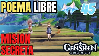 POEMA LIBRE 🚨MISION SECRETA🚨 Fontaine 42 GENSHIN IMPACT [upl. by Nioe]