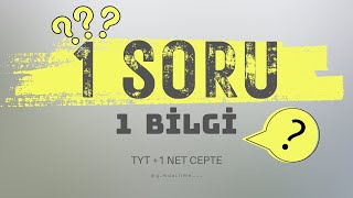 Tyt Kimya Bir Bilgi Bir Soru  TYT 1 net garanti Maddenin Halleri [upl. by Lotsyrk158]