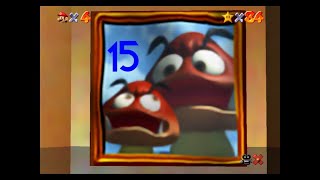 Super Mario 64 3D AllStars 100 Walkthrough Part 15 TinyHuge Island [upl. by Ellecrag]