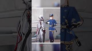 Different type of salutes in Genshin Impact shorts arlecchino genshinedit [upl. by Lahcear]