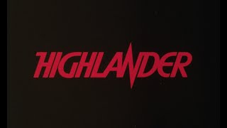 Highlander 1986 Theatrical Trailer 35mm FLAT [upl. by Arihay372]