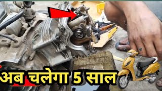 Suzuki Access 125 Half Engine Fitting full Information enginefitting [upl. by Airamanna277]