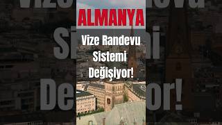 Almanya Schengen Vizesi İçin Yeni Randevu Sistemi idatarandevu [upl. by Nereil]