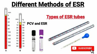 ESR test in hindi  Different methods of estimating ESR  ESR by Wintrobe and westergren Method [upl. by Kieran]