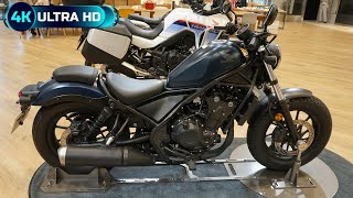 2024 HONDA REBEL 500 Blue  New Honda Rebel 500 2024  新型ホンダ レブル 500 2024年モデルマットジーンズブルーメタリック [upl. by Raimund]