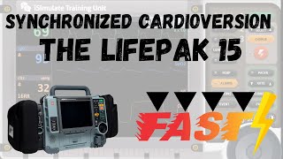 Quick Review LIFEPAK 15 Cardioversion [upl. by Bunde]