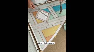 vitray Yapımı stainedglassart luxury architecture elsanatları handmade [upl. by Aiekram]