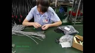 產品組裝生產線 Wire Harness Manufacturing factory Cable production process [upl. by Betta]