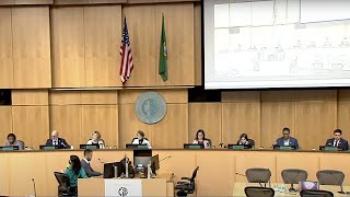 Seattle City Council 11122024 [upl. by Nairdad]