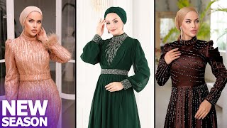 Moda Selvim Abiye Yeni Sezon  Tesettür Abiyeler 2024  Evening Dresses indirim [upl. by Enaamuj]