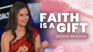 Danica McKellar The Holy Spirit Gives the Gift of Faith  Women of Faith on TBN [upl. by Ahsilad445]